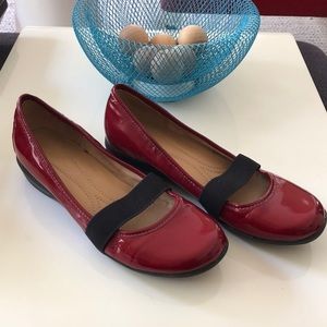 naturalizer red patent mary jane size 7.5 M